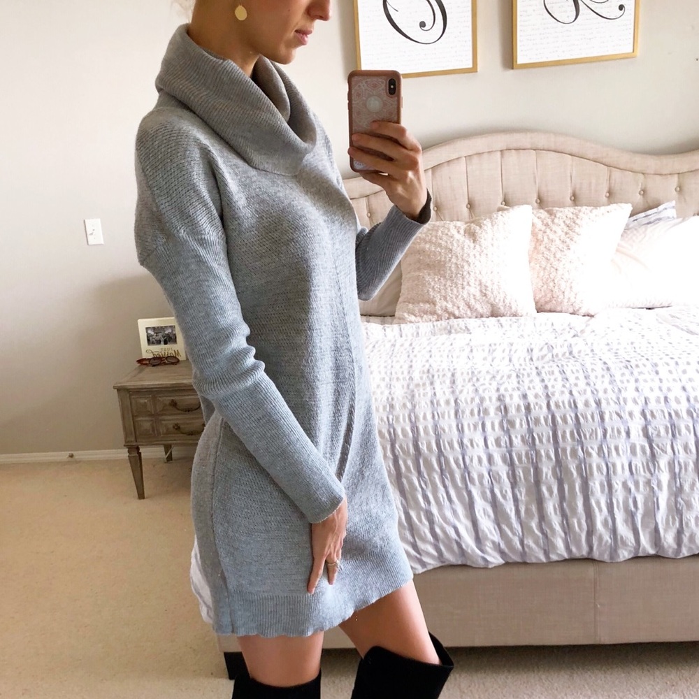 Grey Sweater Dress